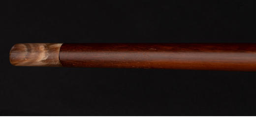 独角鹿西洋古董 1910年代法国出品黄金编织镶嵌玉石蛇木杖身古董手杖 商品图5