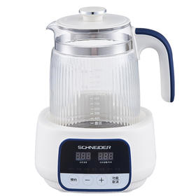 [施耐德]全玻璃花茶壶1.3L