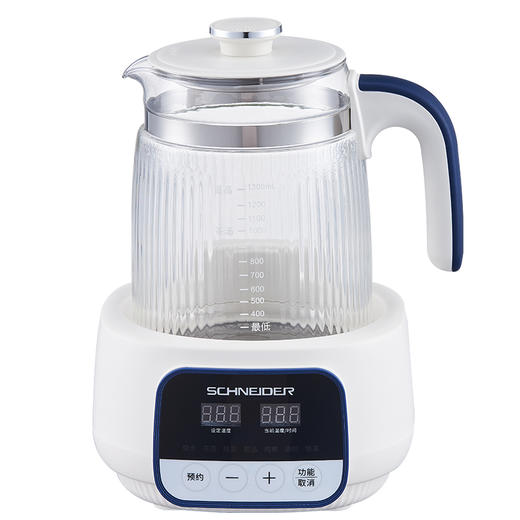 [施耐德]全玻璃花茶壶1.3L 商品图0