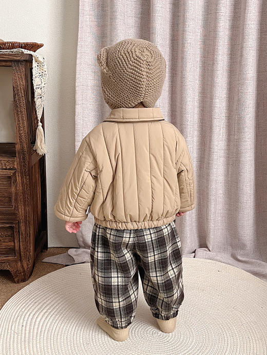 【A类品质❗️柔软舒适】男宝宝秋冬长袖夹棉套装卡通可爱婴幼儿深秋保暖外出洋气两件套潮。ja 商品图3