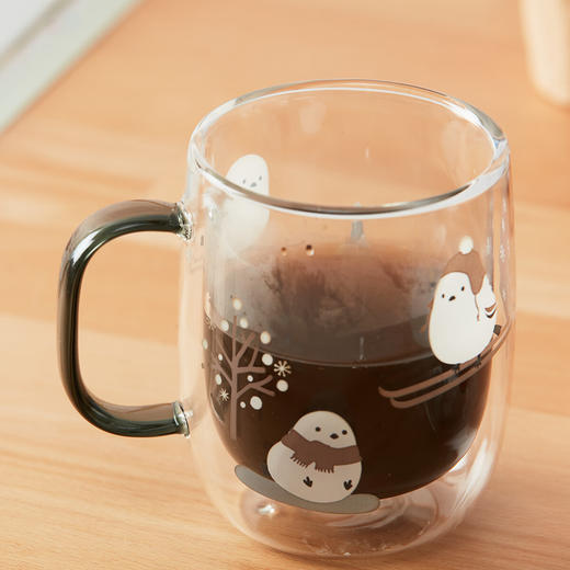 可爱动物双层玻璃杯马克杯牛奶杯咖啡杯耐高温 商品图8