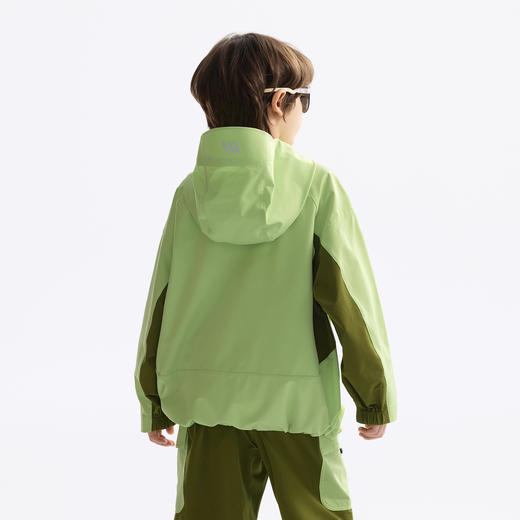 【MQD】【吸湿速干】童装户外男童外套2025春装新款儿童连帽风衣夹克 商品图2