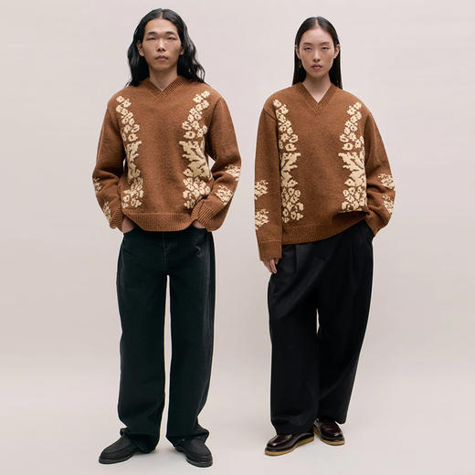 A KIND OF GUISE KHIVS PULLOVER 男女款英国羔羊毛V领毛衣 商品图2