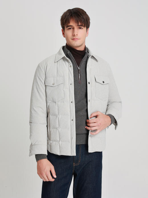 callisto糯米白衬衫款白鹅绒羽绒服 商品图2