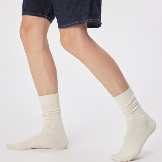 4双装~商务男士羊毛男袜 舒适无骨工艺 超细柔软保暖羊毛 黑白灰咖经典百搭色系 长筒款 40-44码 商品图8