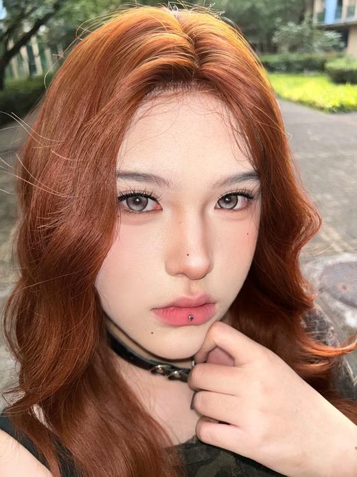 EggUncle Lens旗下 ·但我爱你｜14.5mm白狮参考着色大直径 半年抛 2片 商品图5