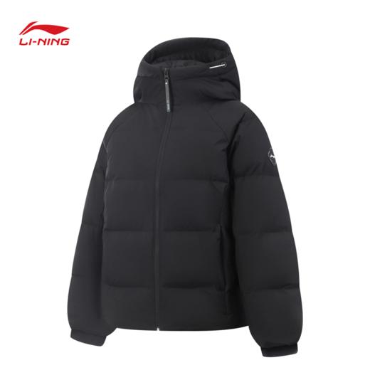 李宁女子保暖防泼水鸭绒短羽绒服AYMV198 商品图0