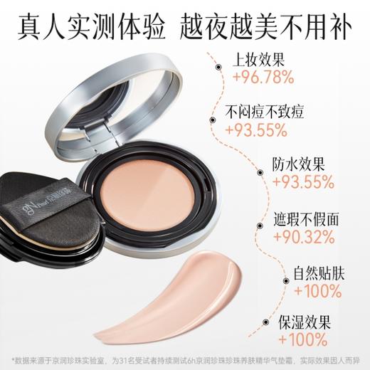 【新品上市】珍珠养肤气垫霜送替换装芯13.5g遮瑕持久不脱妆BB霜 商品图2