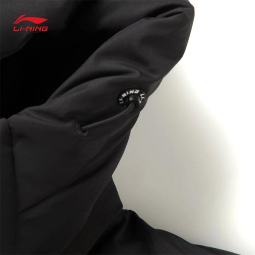 李宁男子防泼水保暖抗静电鸭绒长羽绒服AYMV217 商品图6