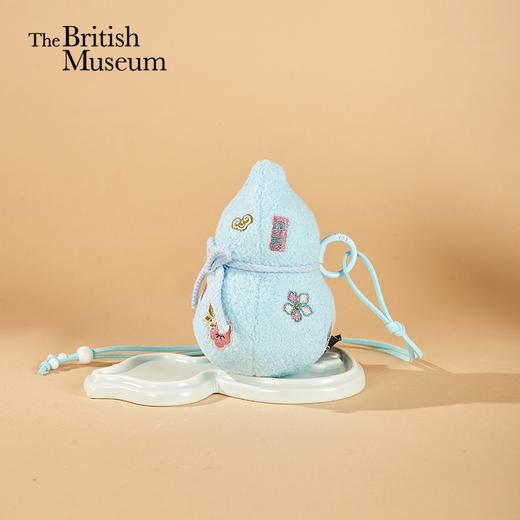 大英博物馆 东方梦境系列 毛绒葫芦大吉刺绣挂件-蓝色 商品图0