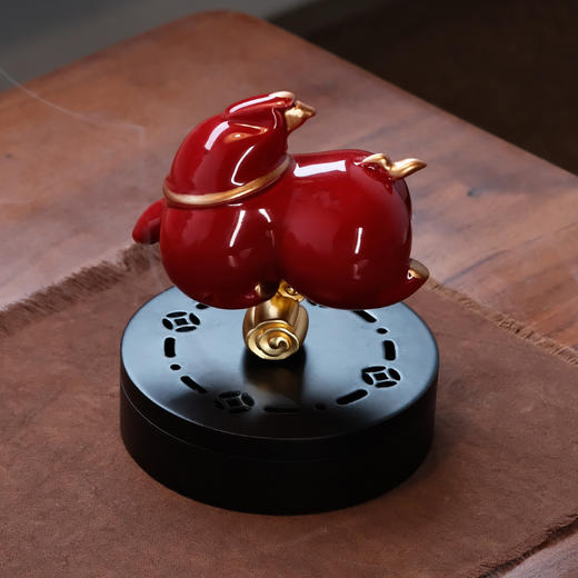 【四款马上来财】智能小夜灯礼盒、趣味祝福盘礼盒、线香香器礼盒、香炉香器礼盒 商品图6