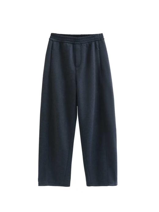 D111707温暖显瘦羊毛羽绒混纺香蕉奶奶裤休闲裤 商品图6