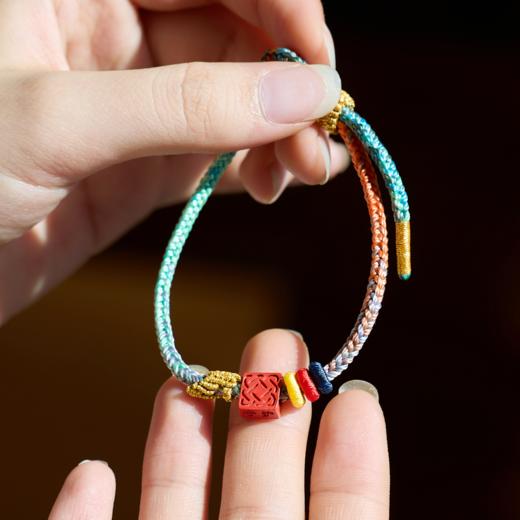 【普陀山】昌殊七慧学业手串朱砂守护-普陀山发货 商品图3