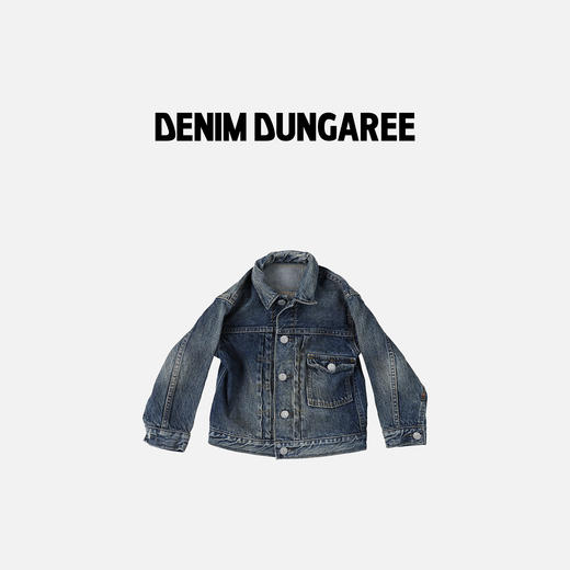 日本DD童装 DENIM DUNGAREE 丹宁牛仔 AIR 刺绣夹克 商品图2