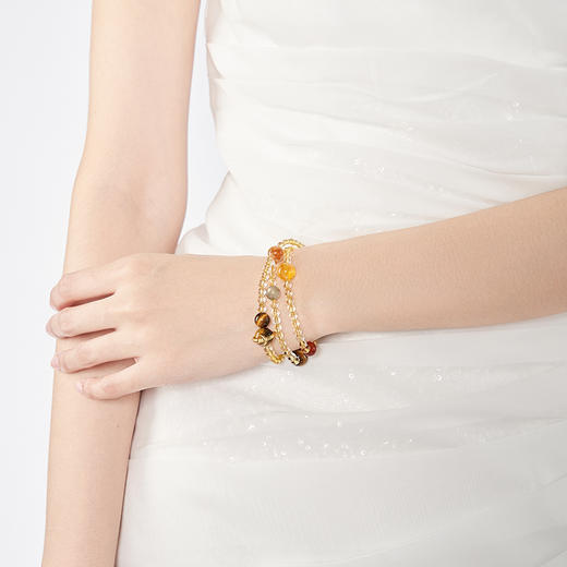 大英博物馆 欧洲文化艺术系列 浩瀚星月三圈手链 商品图1