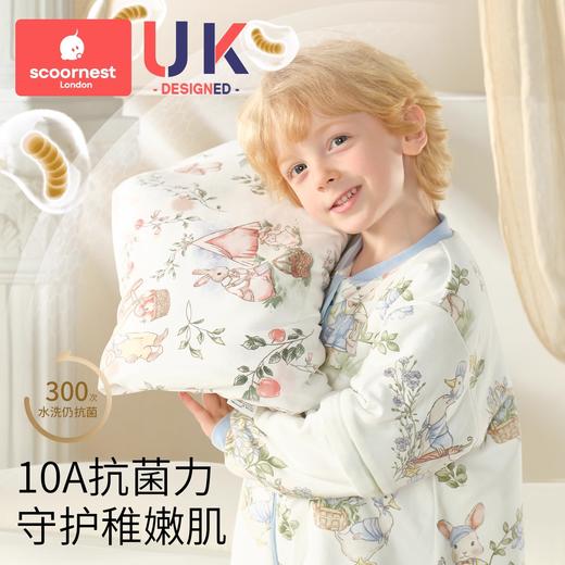科巢婴儿睡袋春秋冬款恒温宝宝睡袋分腿豆豆绒儿童防踢被四季通用 商品图1