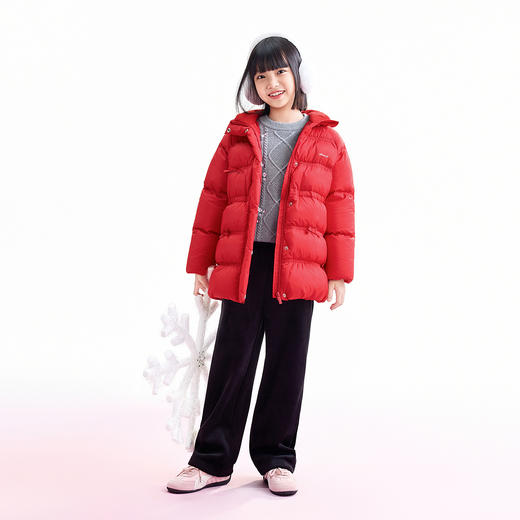 【实体店同款】女童全腰针织长裤冬季新款安奈儿童装AG546076 商品图5