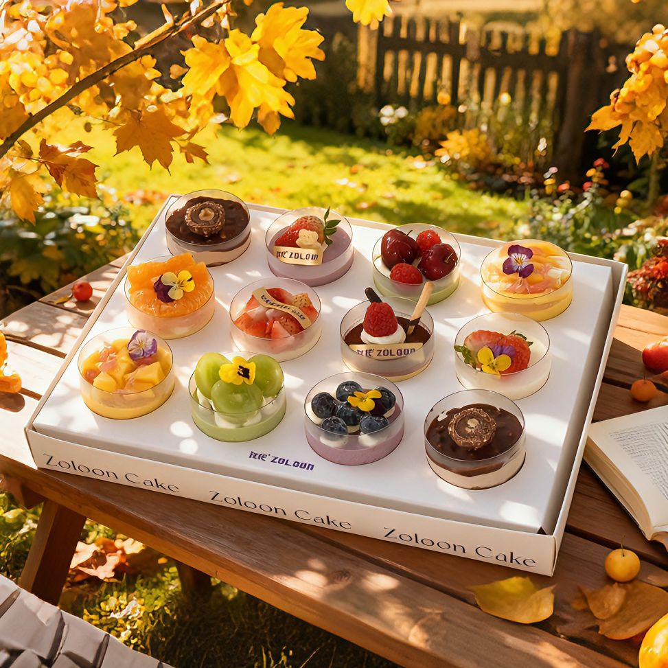 【限时福利】半糖缤纷戚风慕斯杯（一套8杯，8个口味）