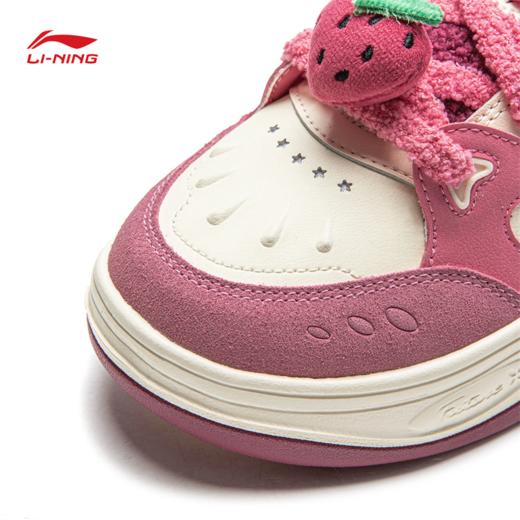 李宁皮克斯草莓熊联名系列星球女子板鞋经典休闲鞋AGCV260 商品图7