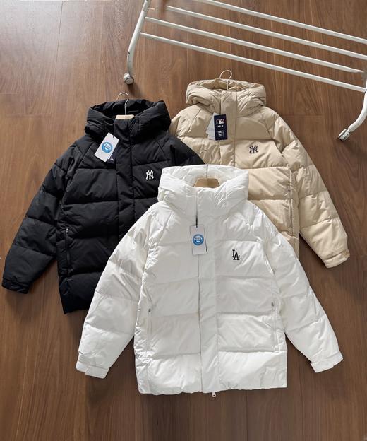 D111728冬季后背胶印logo三色情侣款羽绒服外套 商品图0