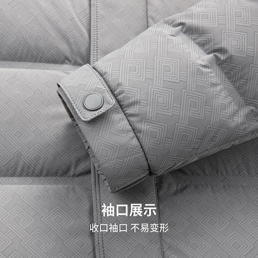 【门店新品&白鸭绒】圣得西连帽羽绒服2025年冬季合体版休闲外套 商品图8