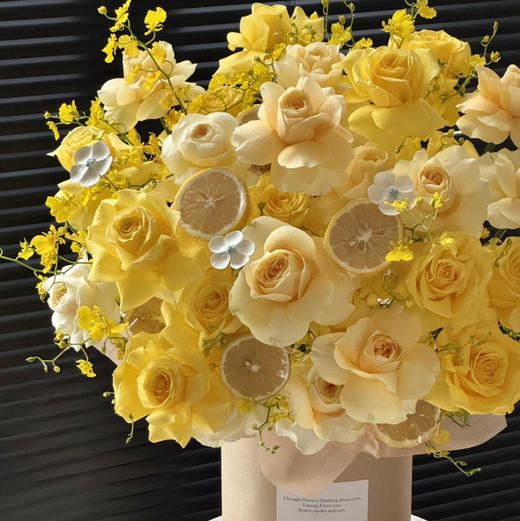 《柠檬公主》金枝玉叶奶油杯柠檬跳舞兰抱抱桶 商品图3