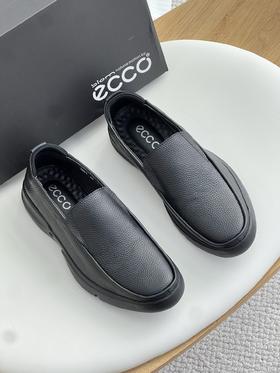 ECCO牛皮休闲皮鞋