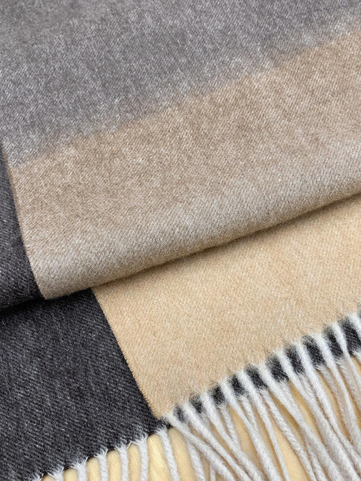 【高品质私服】【IC全羊绒围巾】山羊绒的保暖性佳，打造温暖柔软的舒适手感N1121-CC【无标出货 介意慎拍】 商品图12