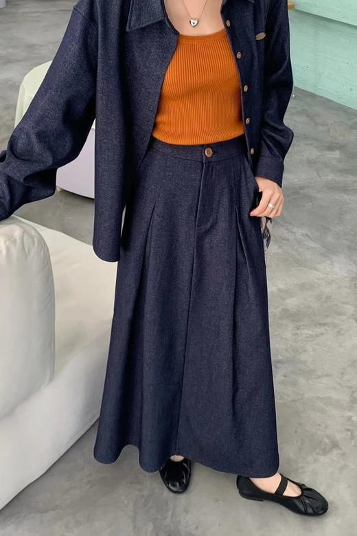 Kai & Kiera 时尚休闲简约高腰显瘦半裙套装 21573 商品图2