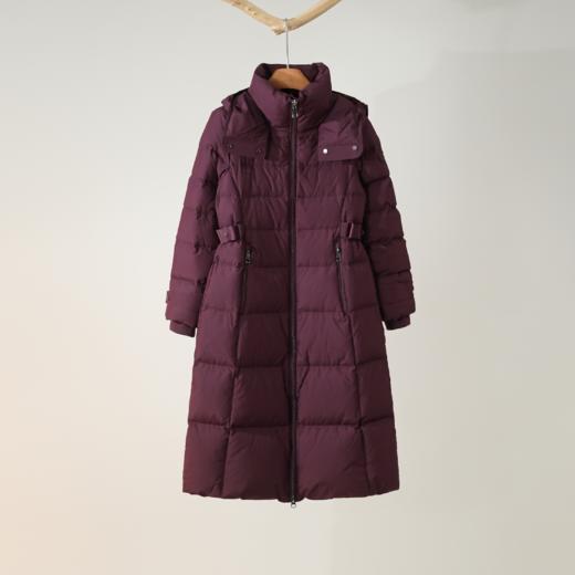 西子/【热颂】90白鸭绒650+蓬松度压胶绗缝连帽羽绒服/YRXS0482 商品图3