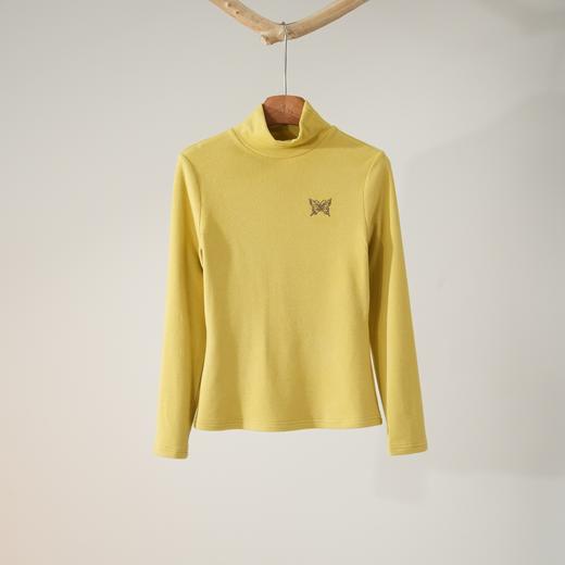 西子/高领蝴蝶刺绣秋冬肤显瘦打底衫/SYTJ0844 商品图1