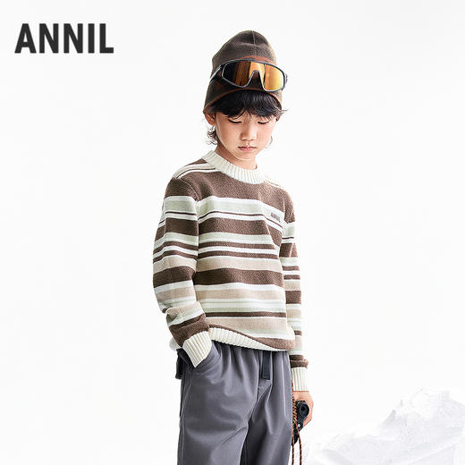 【实体店同款】男童圆领针织衫冬季新款安奈儿童装AB544039 商品图0