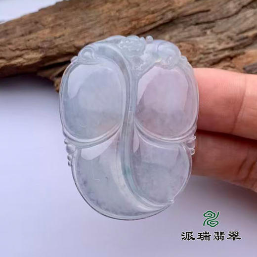 派瑞翡翠 翡翠挂件 冰种 无色 商品图3