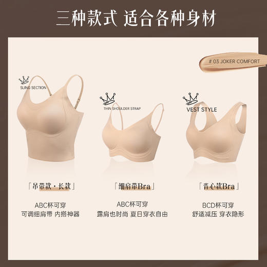 我的花匠丨粉底液色修隐形内衣-背心款Bra&吊带款·长款&细肩带Bra 商品图3
