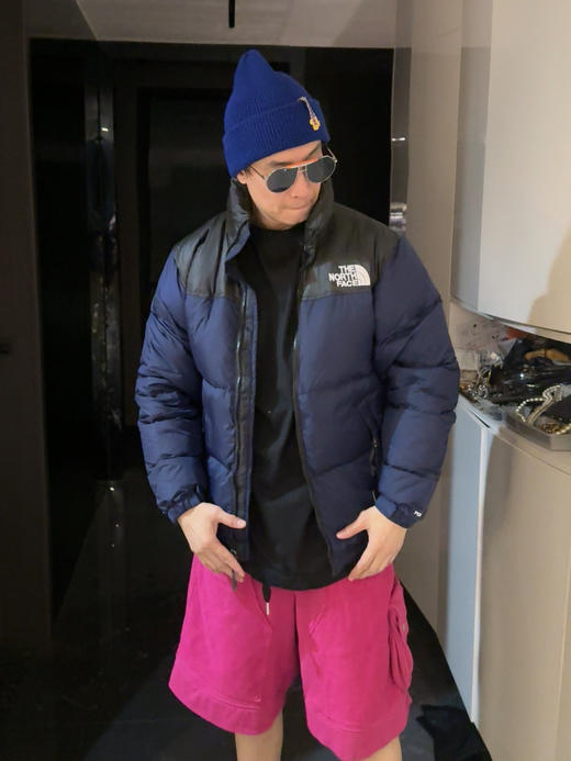 北家拼色保暖700蓬羽绒含羽绒冬季立领棉服 商品图6