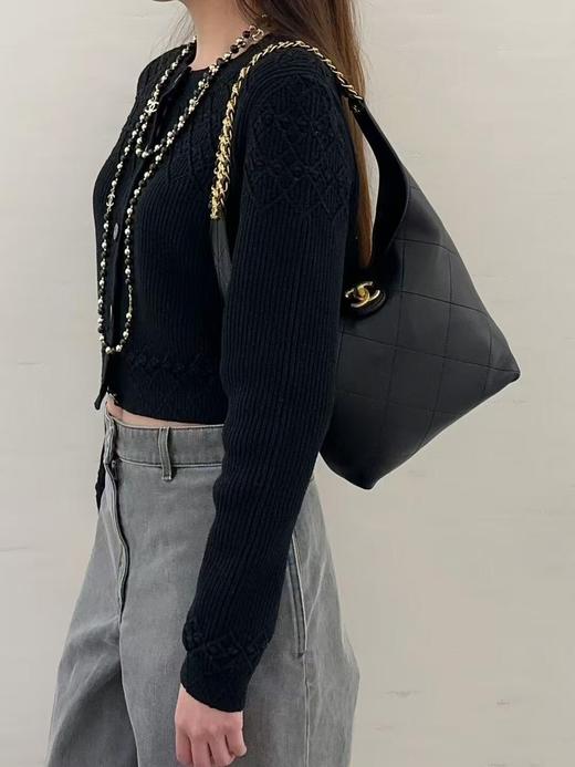 香奈儿 25P 新款Hoho 黑金 小号中号单肩包（KISS*MM） 商品图4