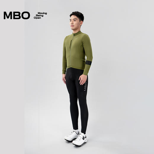 MBO男子气质抓绒长袖骑行服 秋冬户外骑行保暖外套 光年 商品图10