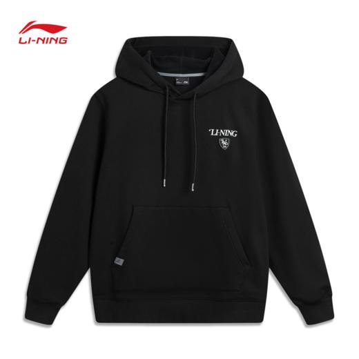 李宁男子加绒保暖套头连帽卫衣AWDVA43 商品图2