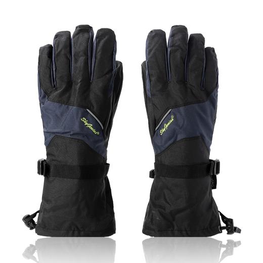 美国元单男女冬季防水保暖触摸屏滑雪手套 商品图3