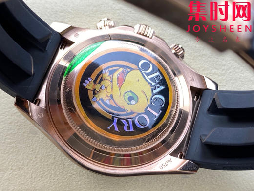 劳力士新款 QF配重版 重量150克+ 迪通拿玫金陨石面配重版 4130机 男士腕表 商品图6