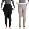 丁摩 超厚羊毛保暖打底裤女大码200斤胖妹妹加绒加厚外穿高腰收腹棉裤5ZF-68 商品缩略图4