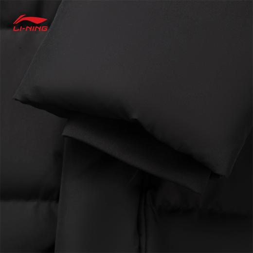 李宁男子防泼水保暖抗静电鸭绒长羽绒服AYMV217 商品图8