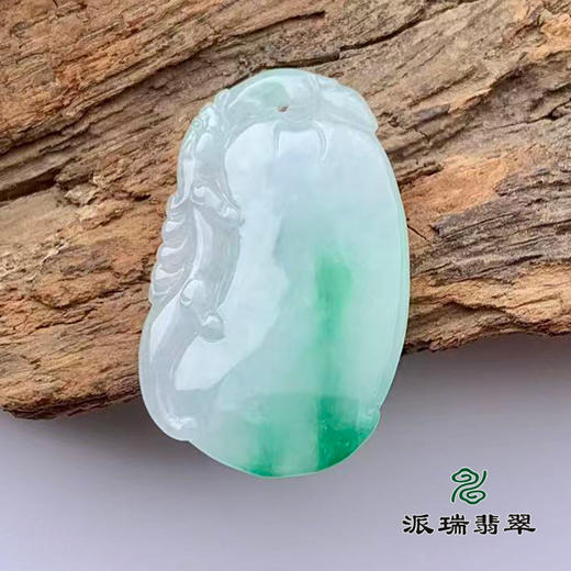 派瑞翡翠 翡翠挂件 糯种 浅绿 商品图1