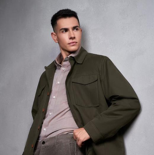 G2000男装FW25商场新款休闲剪裁夹克外套58181094 商品图8