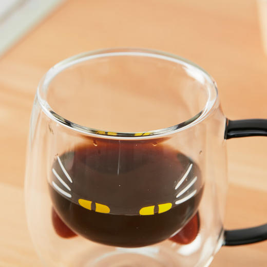 可爱动物双层玻璃杯马克杯牛奶杯咖啡杯耐高温 商品图3