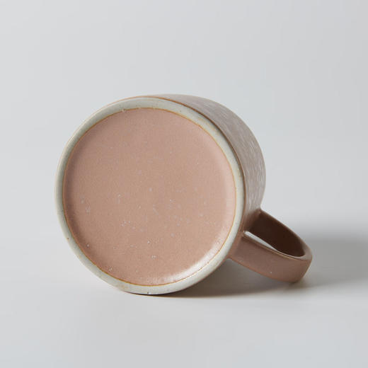 早餐杯牛奶杯办公室水杯陶瓷马克杯 窑变粉 商品图5