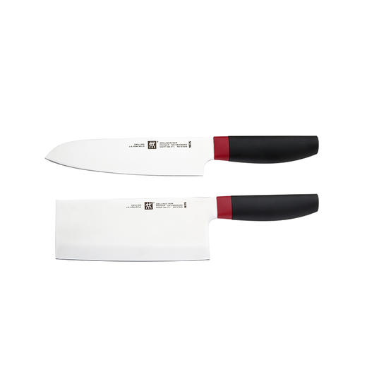 [双立人]ZWILLING Now S系列刀具2件套(红黑) 商品图0
