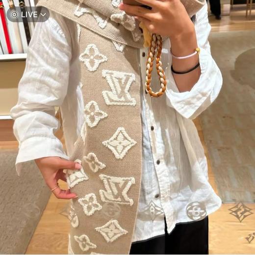 驴家  撞色羊毛围巾（DSX） 商品图10