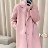 【分销】（送随机丝巾一条）冬季衣橱必备  质感双面呢大衣羊毛大衣  经典直身廓形，解锁百搭造型，给你行走的暖抱 商品缩略图2