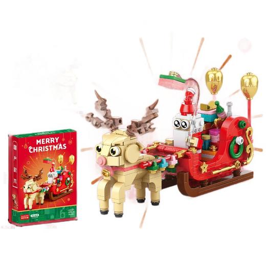 圣诞礼物🎁【乐乐兄弟❗️益智玩具】兼容乐高积木 圣诞节圣诞树街景小颗粒拼装乐高 益智儿童玩具礼物 商品图4